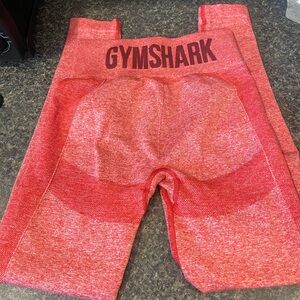 2 pair Gymshark red and green Leggings